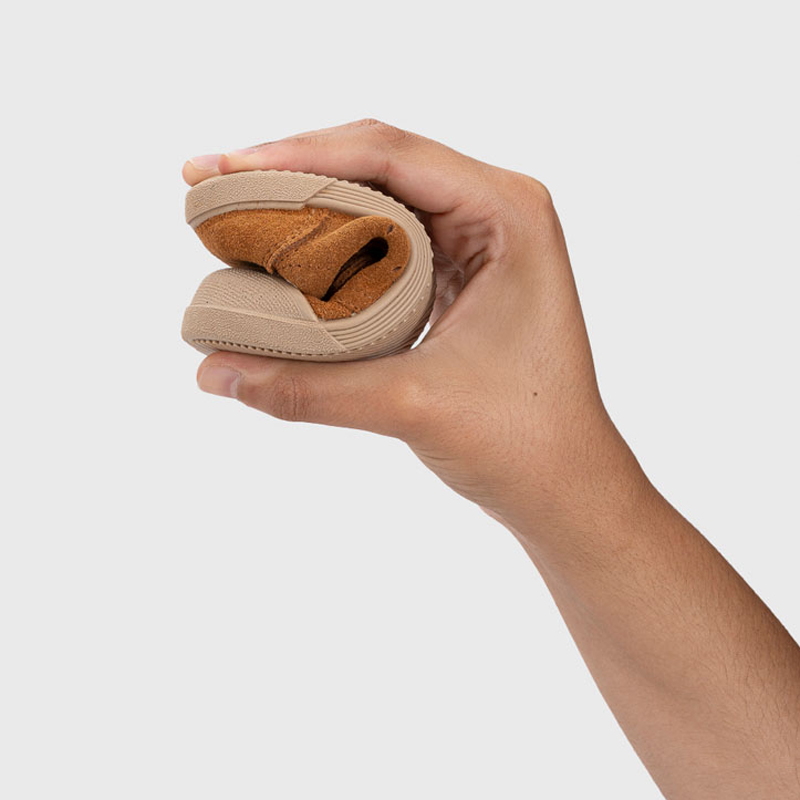 Zapatillas respetuosas Tennis Suede Mostaza