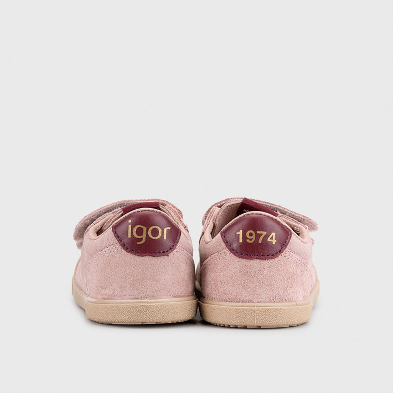 Zapatillas respetuosas Tennis Suede Rosa