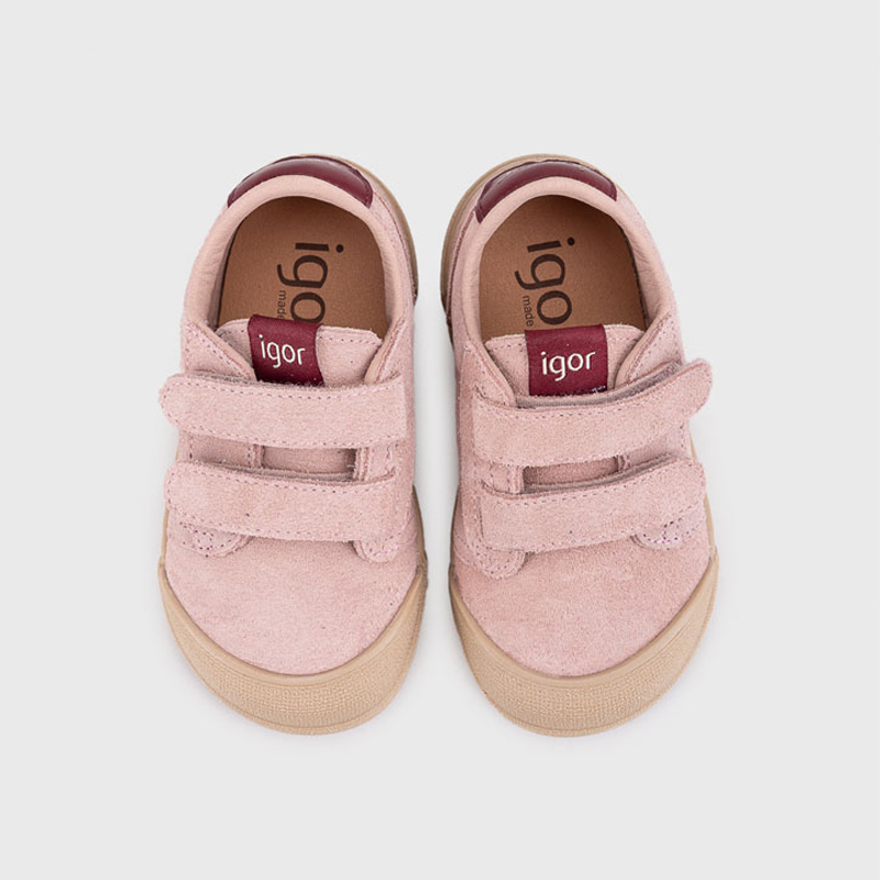 Zapatillas respetuosas Tennis Suede Rosa