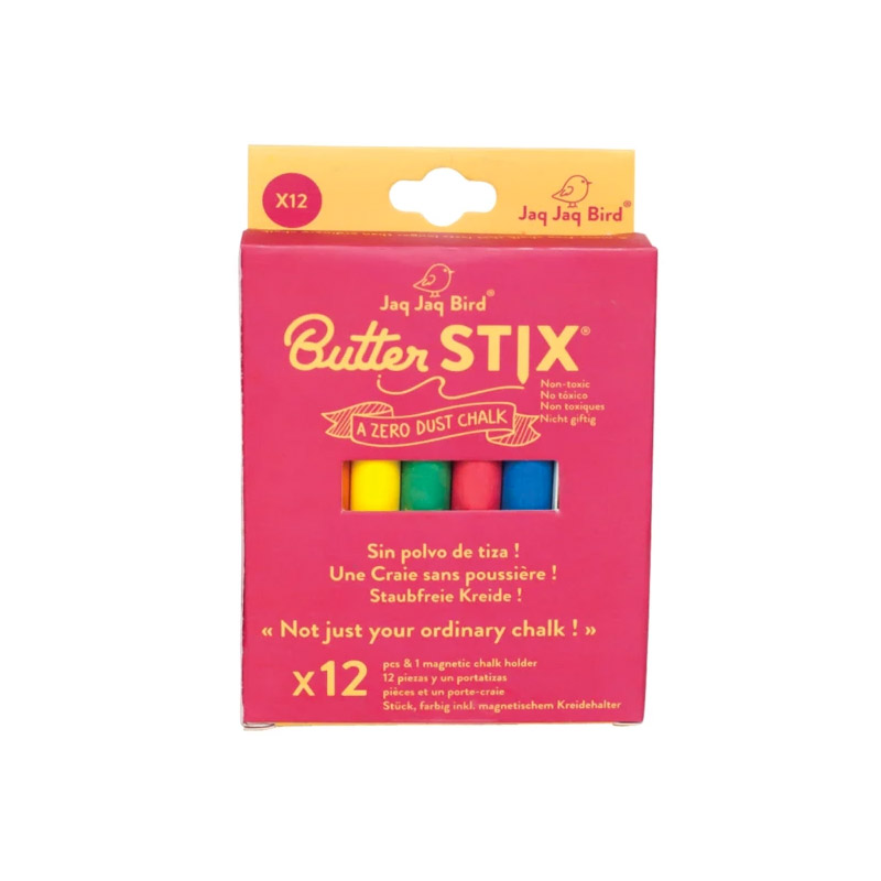 12 Tizas ButterStix con Portatizas