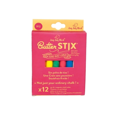 12 Tizas ButterStix con Portatizas 12 Tizas ButterStix con Portatizas