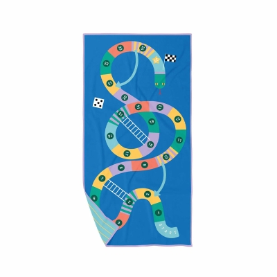 Toalla de Juego Microfibra Serpientes y Escaleras Toalla de Juego Microfibra Serpientes y Escaleras