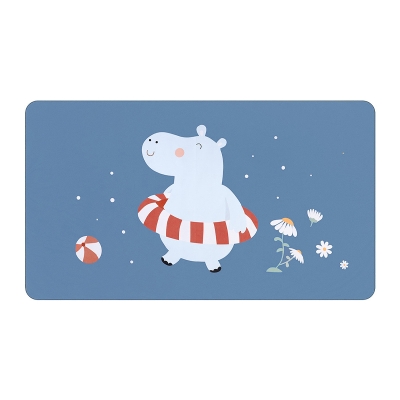 Toalla Playa Microfibra Hippos