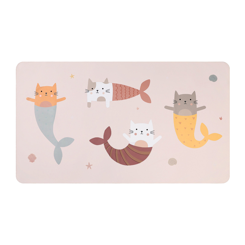 Toalla Playa Microfibra Mermaid Cats