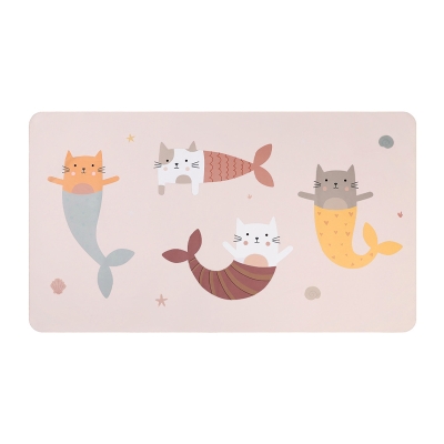 Toalla Playa Microfibra Mermaid Cats
