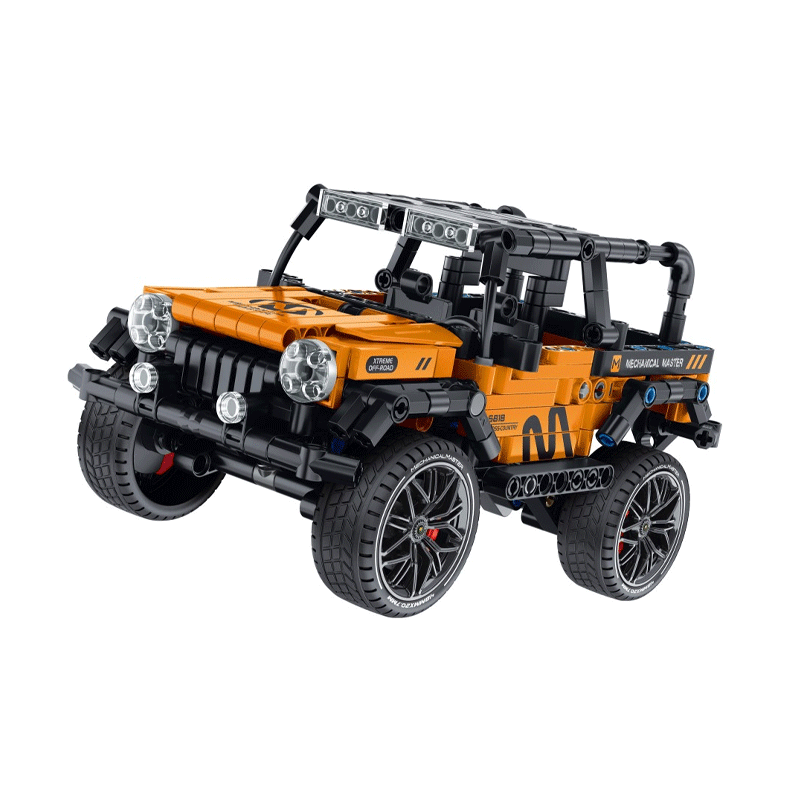 Veículo todo-o-terreno 4x4 laranja 434 peças