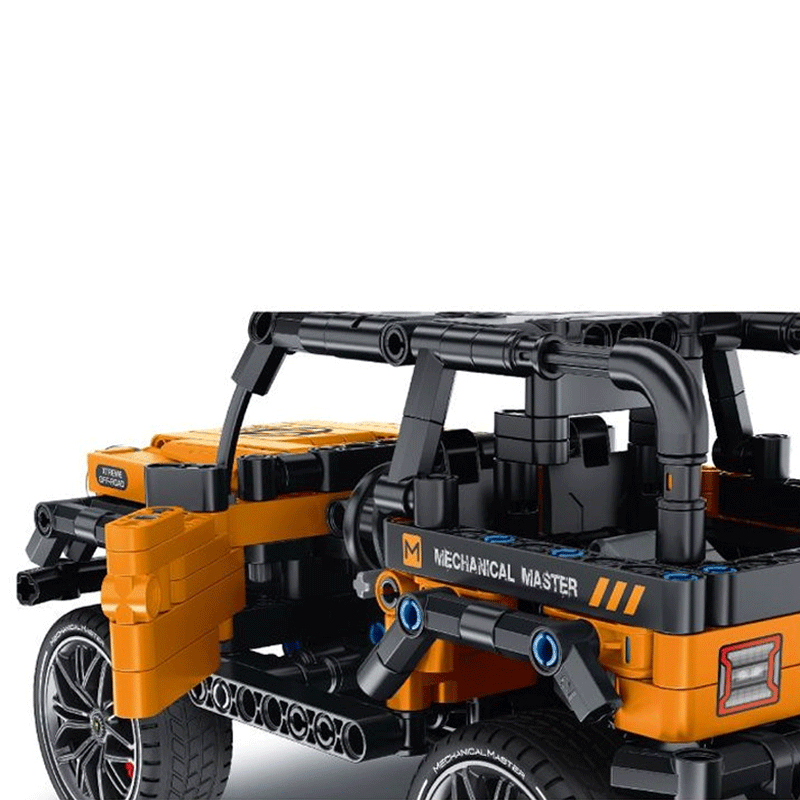 Veículo todo-o-terreno 4x4 laranja 434 peças