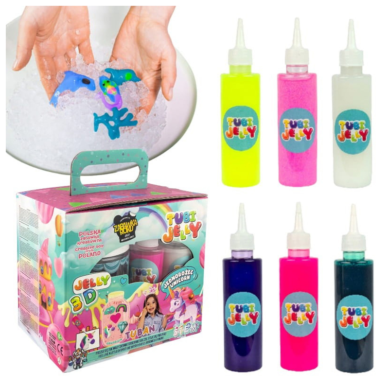 Tuban Set Tubi Jelly 6 Colores y Acuario Unicornios