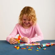 Tubo Plus-Plus Leão Mix 100 peças