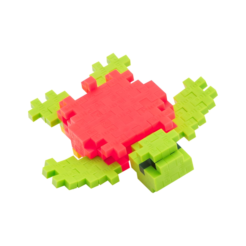 Tubo Plus-Plus Tartaruga Marinha Mix 100 peças