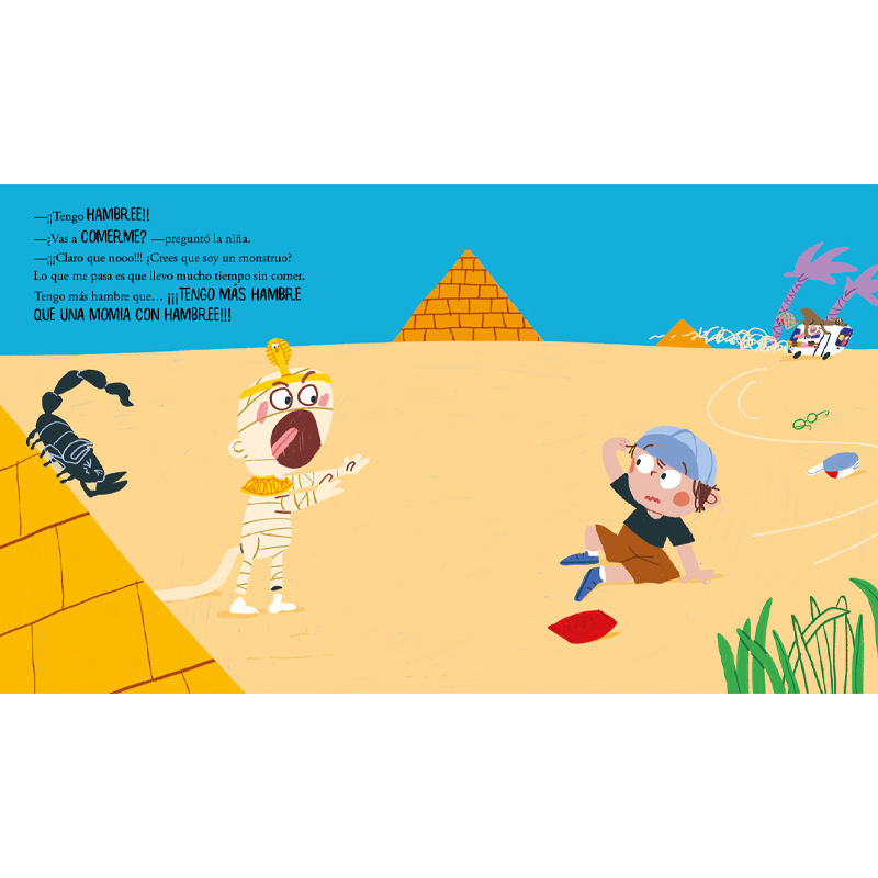 Una momia muy hambrienta