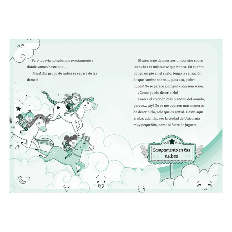 Unicornia 5 Un campamento en las nubes