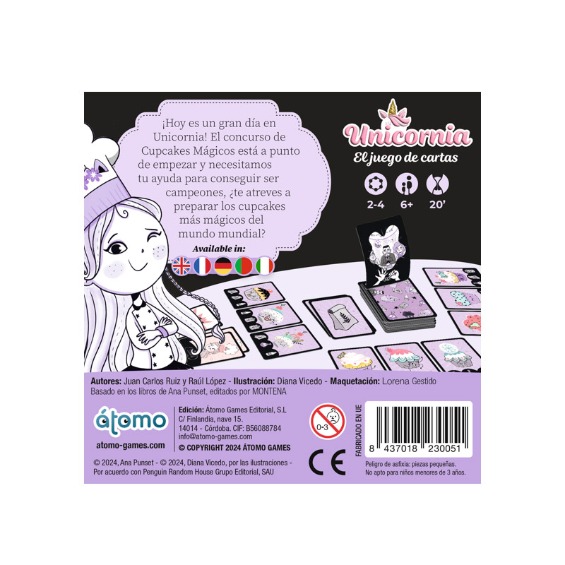 Unicornia El Juego de Cartas