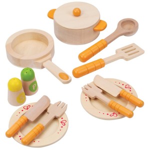 Utensilios de madera para Cocinita