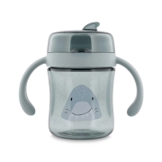 Vaso antiderrame 360 con asas Tiburón
