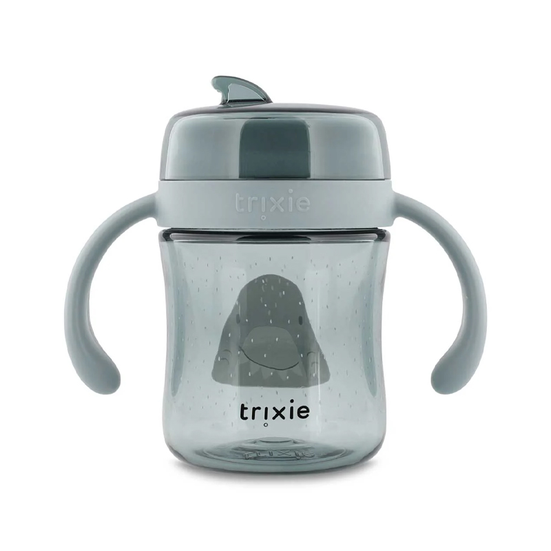 Vaso antiderrame 360 con asas Tiburón