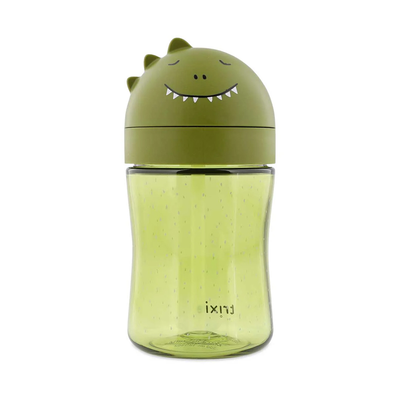 Vaso con pajita Dino