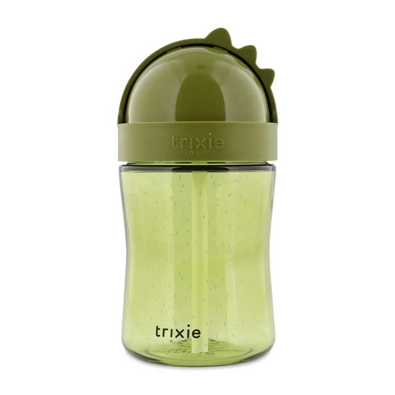 Vaso con pajita Dino
