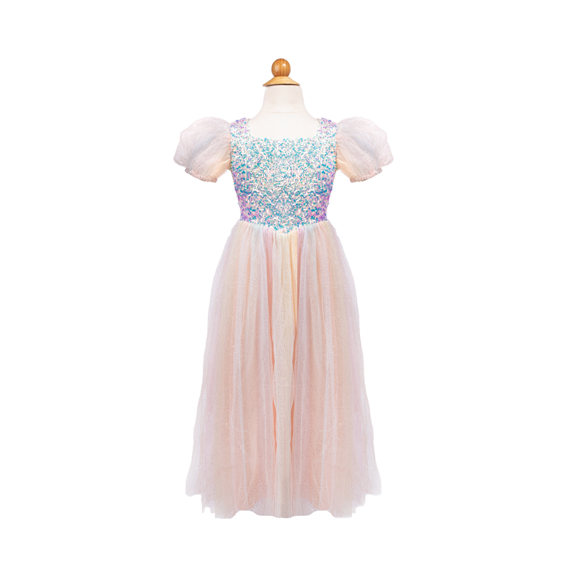 Vestido Brilhante Rainbow 3-4 anos