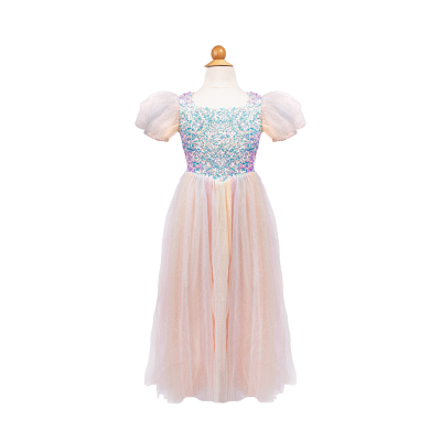 Vestido Brilhante Rainbow 3-4 anos