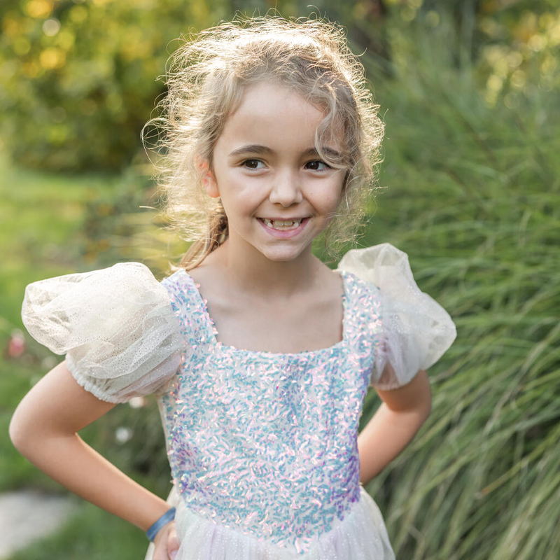 Vestido Brillante Rainbow 7-8 años