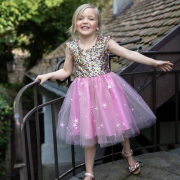 Vestido de Lantejoulas A Star is Born 7-8 anos