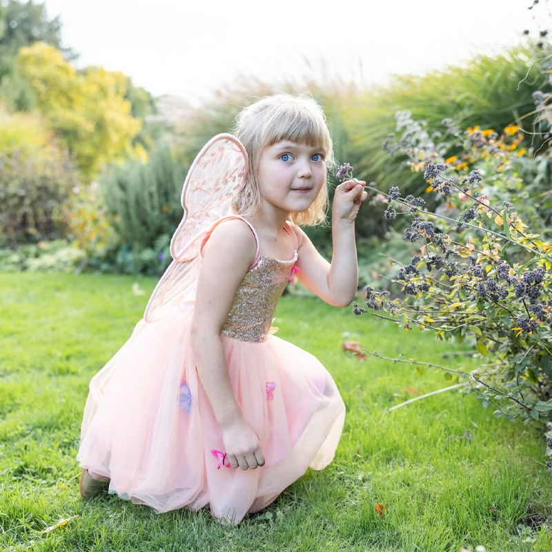 Vestido Mariposa Bliss Melocotón 7-8 años