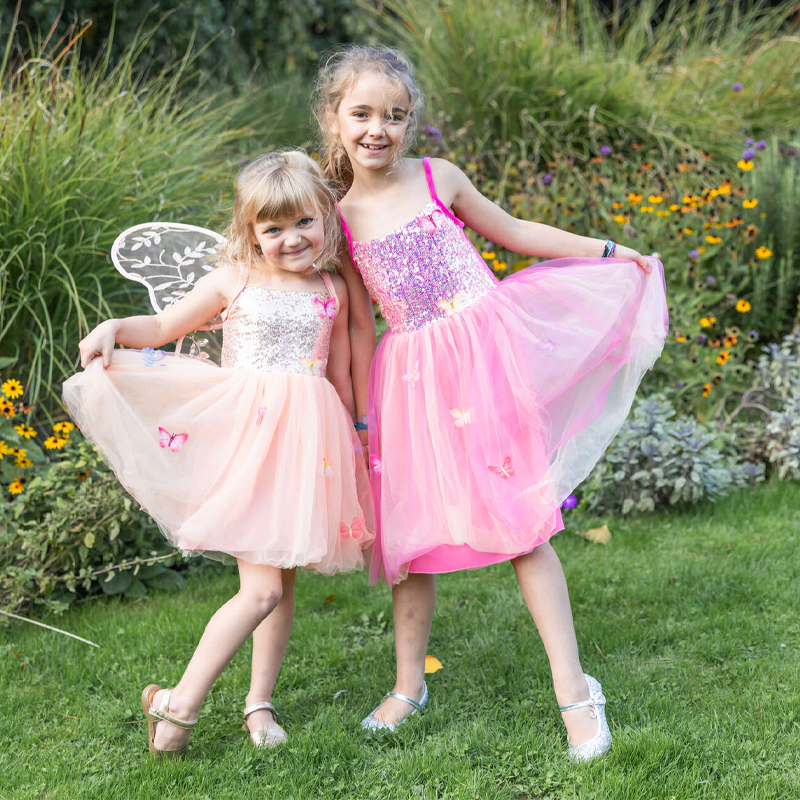 Vestido Mariposa Bliss Rosa 3-4 anos