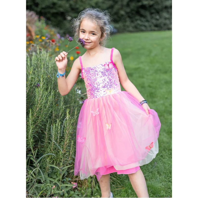 Vestido Mariposa Bliss Rosa 5-6 anos