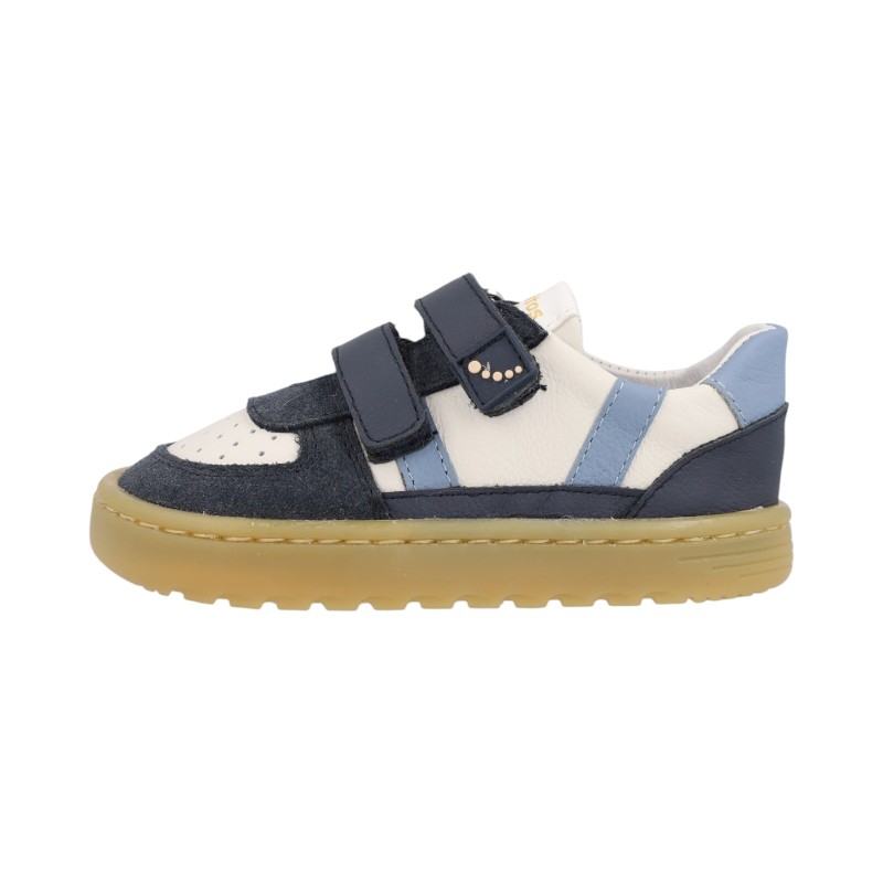 Zapatillas barefoot Blanditos Caicos Marino y Blanco