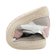Zapatillas barefoot Free Kids Blanco y Rosa