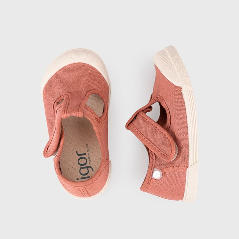Zapatillas de lona Pepito Terracota
