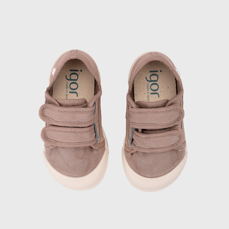 Zapatillas de lona Velcro Cacao