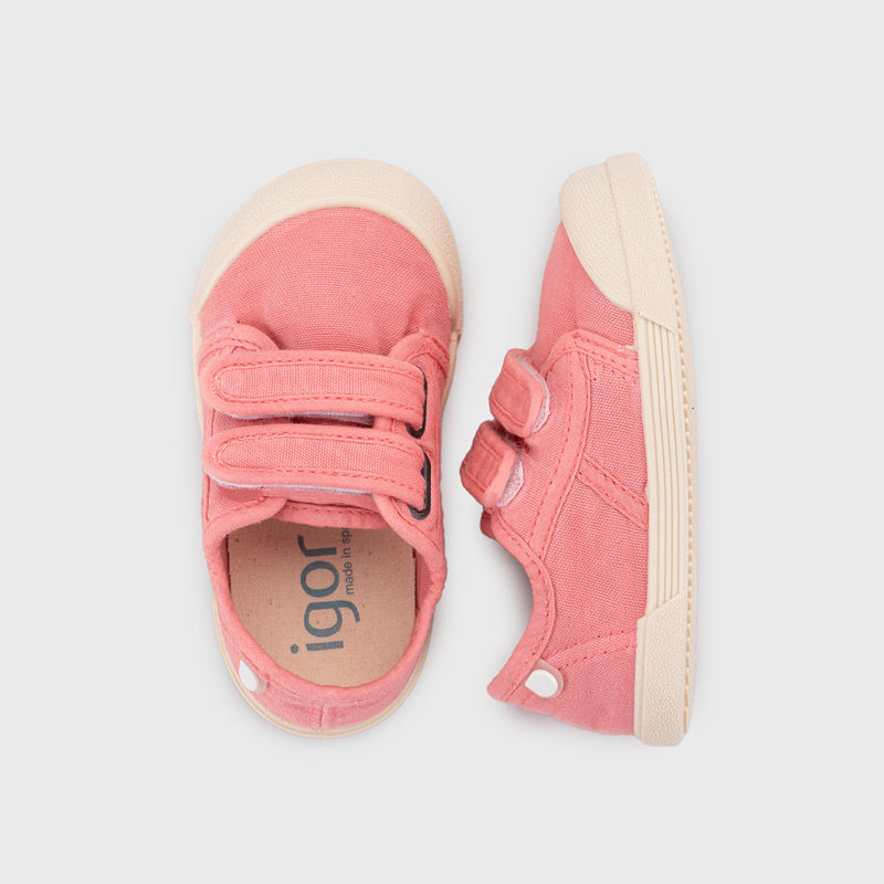 Zapatillas de lona Velcro Chicle