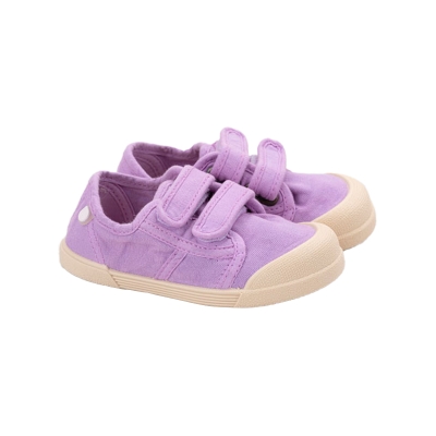 Zapatillas de lona Velcro Malva