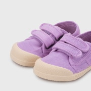 Zapatillas de lona Velcro Malva
