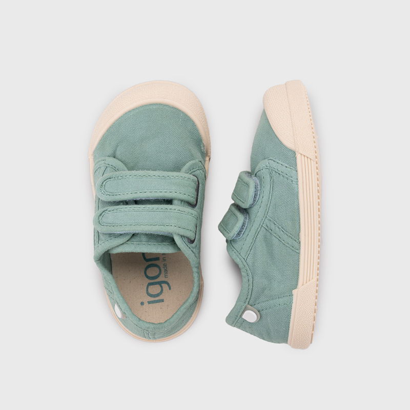 Zapatillas de lona Velcro N. Matcha