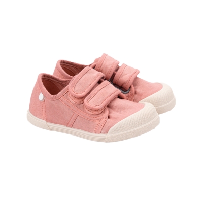 Zapatillas de lona Velcro N. Rosa