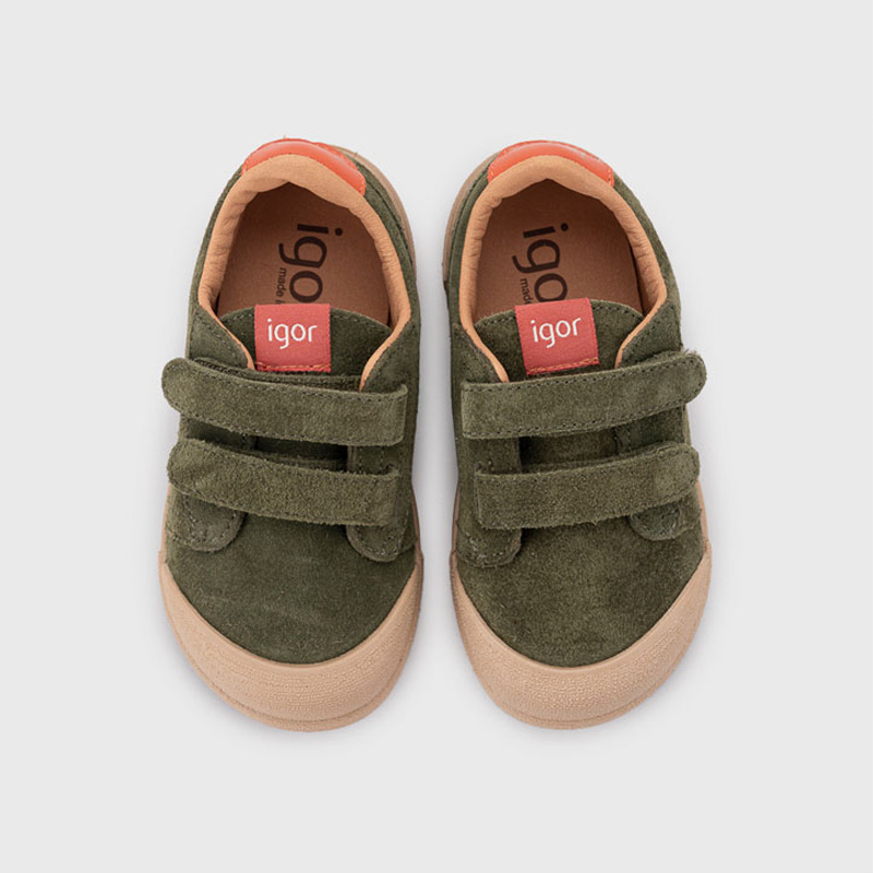 Zapatillas respetuosas Igor Tennis Suede Kaki